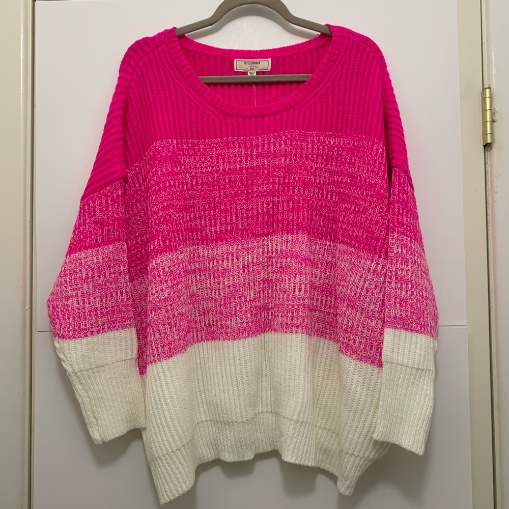 No Comment Plus NY.LA Oversized Swe…